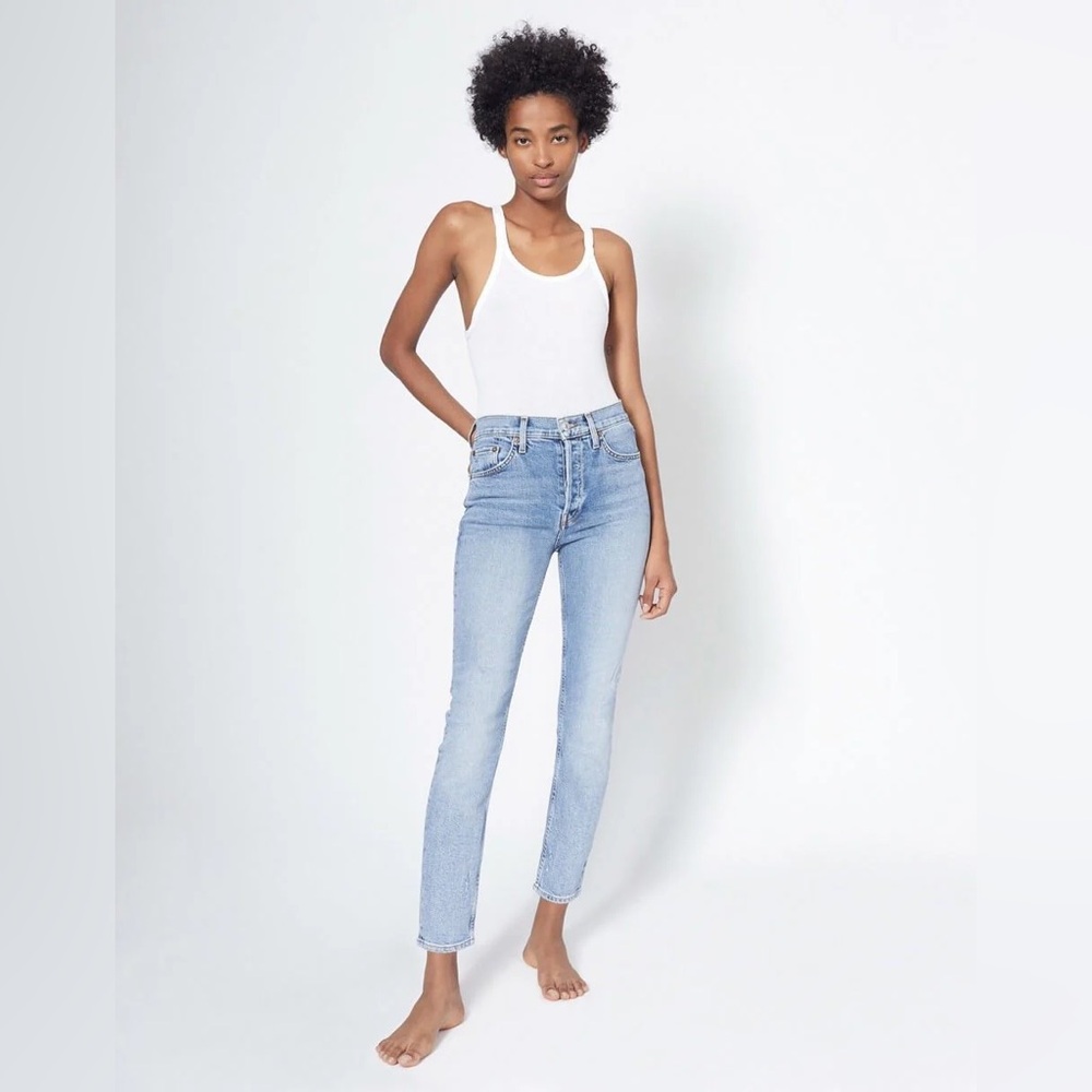 Re/Done High Rise Straight Leg Jean (26)